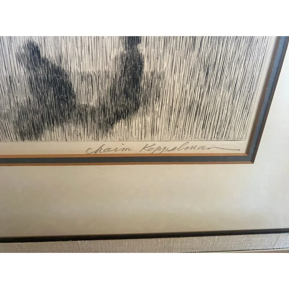 Limited edition original signed engraving